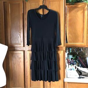 NWT Spense Tiered Long Sleeve Dress Size MP